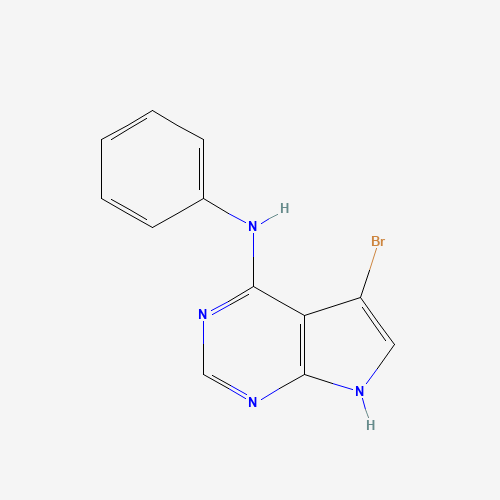 5-bromo-N-phenyl-7H-pyrrolo[2,3-d]pyrimidin-4-amine (CAS: 1168106-47-5) - Related Chemical Product