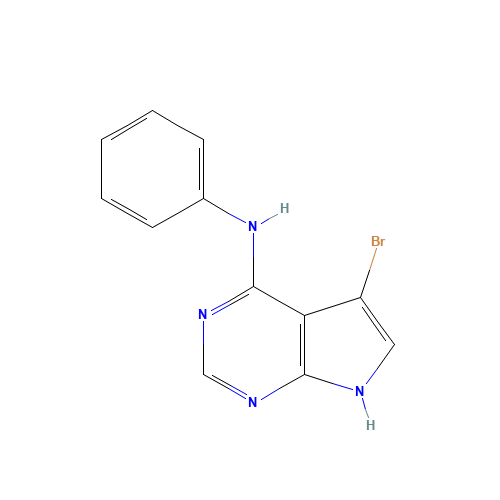 5-bromo-N-phenyl-7H-pyrrolo[2,3-d]pyrimidin-4-amine (CAS: 1168106-47-5) - Related Chemical Product