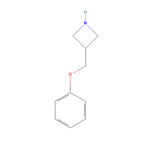 3-(phenoxymethyl)azetidine (CAS: 1332301-00-4) - Chemical Structure and Molecular Formula 