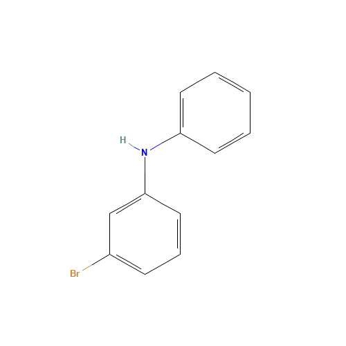 3-bromo-N-phenylaniline (CAS: 88280-58-4) - Chemical Structure and Molecular Formula 