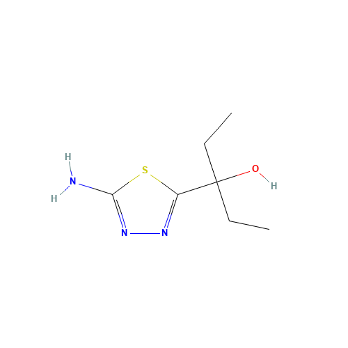 3-(5-amino-1,3,4-thiadiazol-2-yl)pentan-3-ol (CAS: 910656-40-5) - Related Chemical Product