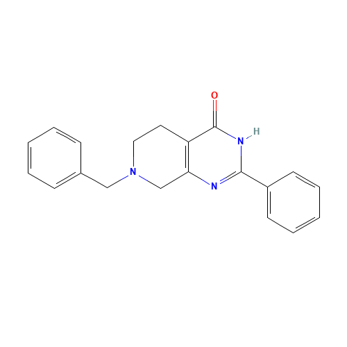 7-benzyl-2-phenyl-1,2,3,4a,5,6,8,8a-octahydropyrido[3,4-d]pyrimidin-4-one (CAS: 62259-93-2) - Related Chemical Product