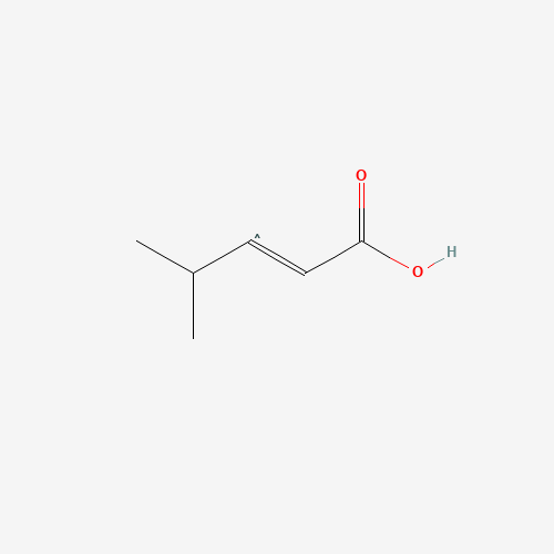 4-methylpent-2-enoic acid (CAS: 117831-56-8) - Chemical Structure and Molecular Formula 