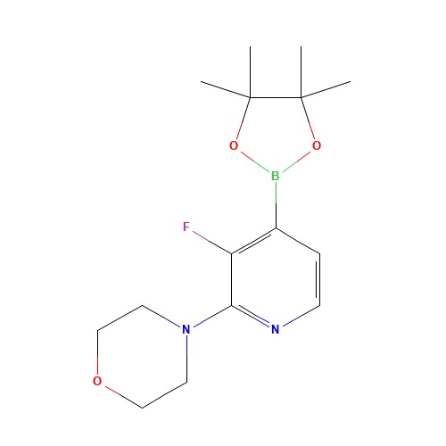 4-[3-fluoro-4-(4,4,5,5-tetramethyl-1,3,2-dioxaborolan-2-yl)pyridin-2-yl]morpholine (CAS: 957198-29-7) - Related Chemical Product