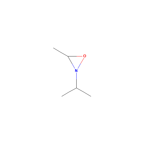 3-methyl-2-propan-2-yloxaziridine (CAS: 108813-54-3) - Chemical Structure and Molecular Formula 