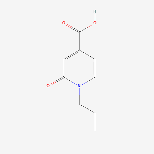 2-oxo-1-propylpyridine-4-carboxylic acid (CAS: 1203544-03-9) - Chemical Structure and Molecular Formula 