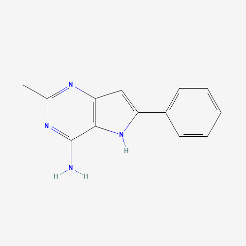2-methyl-6-phenyl-5H-pyrrolo[3,2-d]pyrimidin-4-amine (CAS: 72549-61-2) - Related Chemical Product
