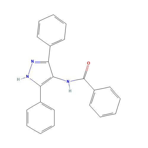 N-(3,5-diphenyl-1H-pyrazol-4-yl)benzamide (CAS: 842140-85-6) - Related Chemical Product