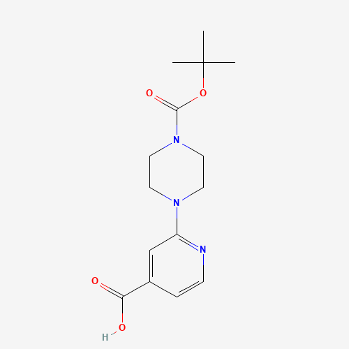 2-[4-[(2-methylpropan-2-yl)oxycarbonyl]piperazin-1-yl]pyridine-4-carboxylic acid (CAS: 654663-42-0) - Related Chemical Product