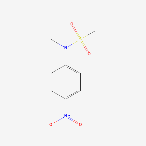 N-methyl-N-(4-nitrophenyl)methanesulfonamide (CAS: 334952-01-1) - Chemical Structure and Molecular Formula 