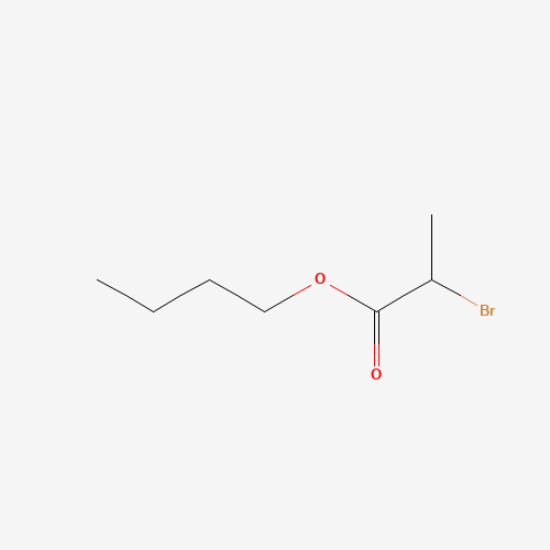 butyl 2-bromopropanoate (CAS: 41145-84-0) - Chemical Structure and Molecular Formula 