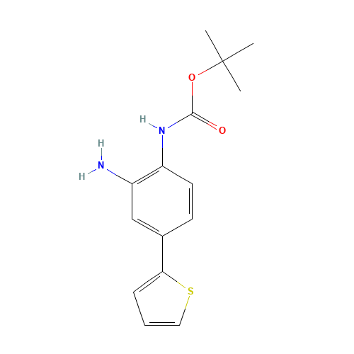 tert-butyl N-(2-amino-4-thiophen-2-ylphenyl)carbamate (CAS: 335255-43-1) - Related Chemical Product