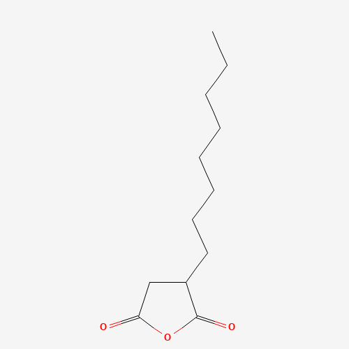 3-octyloxolane-2,5-dione (CAS: 4200-92-4) - Chemical Structure and Molecular Formula 