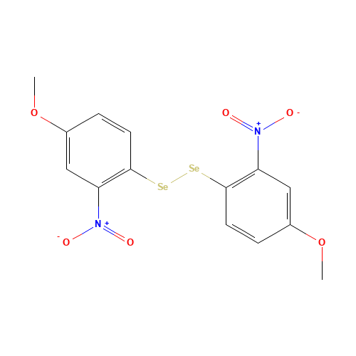4-methoxy-1-[(4-methoxy-2-nitrophenyl)diselanyl]-2-nitrobenzene (CAS: 35350-45-9) - Related Chemical Product