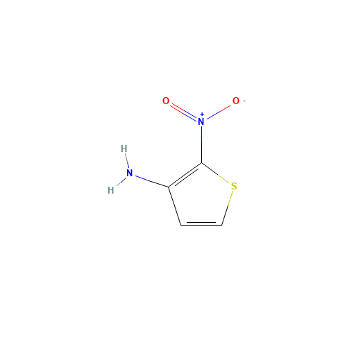 2-nitrothiophen-3-amine (CAS: 52003-20-0) - Chemical Structure and Molecular Formula 