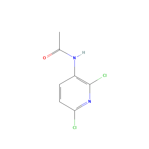 N-(2,6-dichloropyridin-3-yl)acetamide (CAS: 76175-82-1) - Chemical Structure and Molecular Formula 