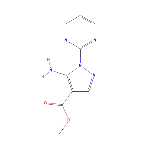 methyl 5-amino-1-pyrimidin-2-ylpyrazole-4-carboxylate (CAS: 104909-69-5) - Related Chemical Product