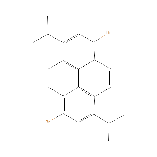 1,6-dibromo-3,8-di(propan-2-yl)pyrene (CAS: 869340-02-3) - Related Chemical Product