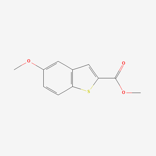 methyl 5-methoxy-1-benzothiophene-2-carboxylate (CAS: 19492-99-0) - Chemical Structure and Molecular Formula 