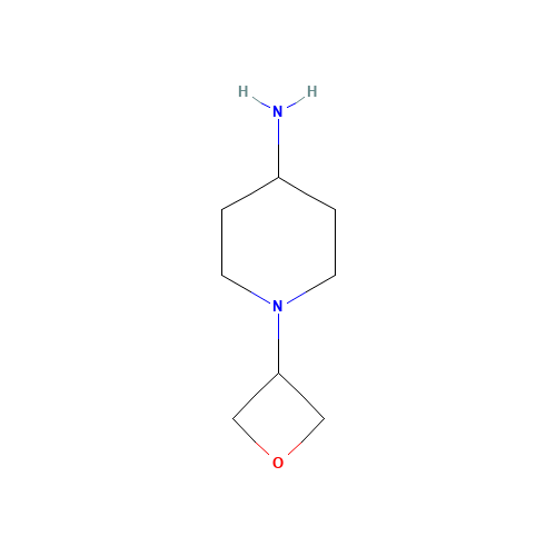 1-(oxetan-3-yl)piperidin-4-amine (CAS: 1228948-07-9) - Chemical Structure and Molecular Formula 