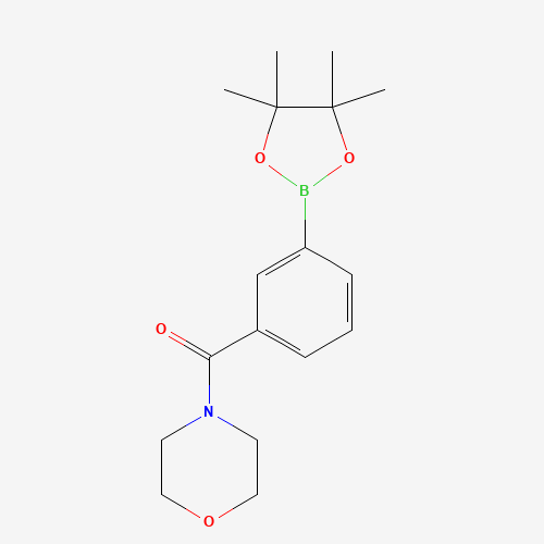 morpholin-4-yl-[3-(4,4,5,5-tetramethyl-1,3,2-dioxaborolan-2-yl)phenyl]methanone (CAS: 1036991-25-9) - Related Chemical Product