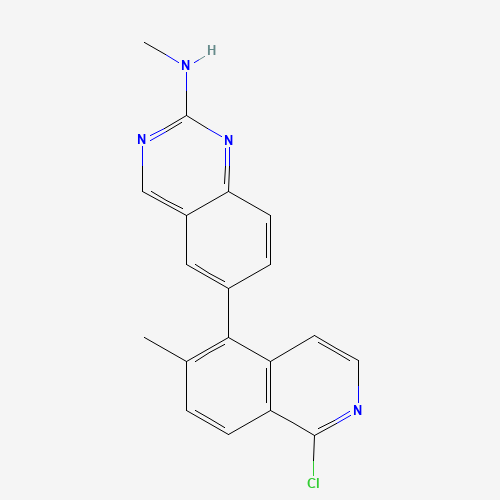 6-(1-chloro-6-methylisoquinolin-5-yl)-N-methylquinazolin-2-amine (CAS: 943602-78-6) - Related Chemical Product