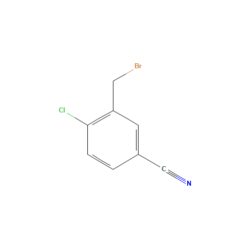 3-(bromomethyl)-4-chlorobenzonitrile (CAS: 1021871-37-3) - Related Chemical Product