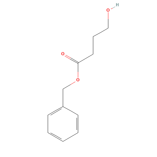 benzyl 4-hydroxybutanoate (CAS: 91970-62-6) - Chemical Structure and Molecular Formula 