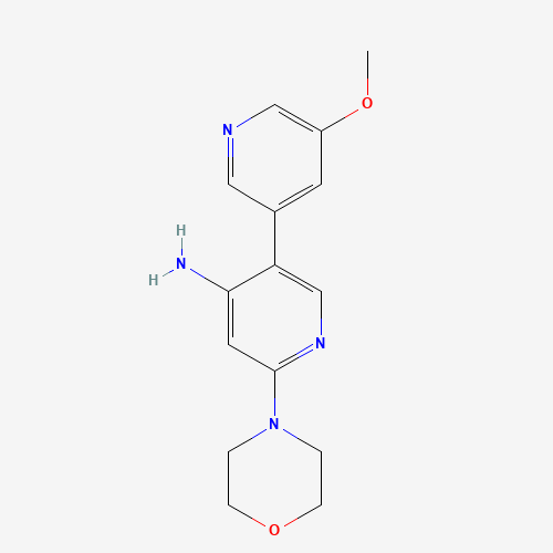 5-(5-methoxypyridin-3-yl)-2-morpholin-4-ylpyridin-4-amine (CAS: 1354288-53-1) - Related Chemical Product