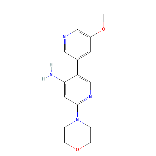 5-(5-methoxypyridin-3-yl)-2-morpholin-4-ylpyridin-4-amine (CAS: 1354288-53-1) - Related Chemical Product