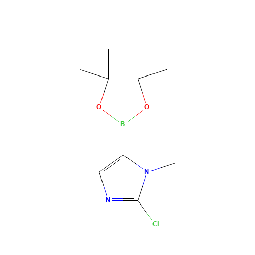 2-chloro-1-methyl-5-(4,4,5,5-tetramethyl-1,3,2-dioxaborolan-2-yl)imidazole (CAS: 1315281-29-8) - Related Chemical Product