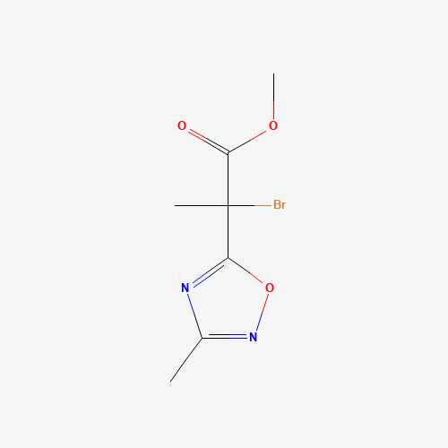methyl 2-bromo-2-(3-methyl-1,2,4-oxadiazol-5-yl)propanoate (CAS: 1350855-49-0) - Related Chemical Product