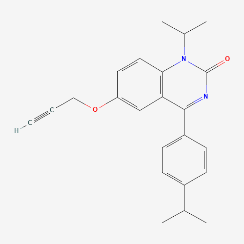1-propan-2-yl-4-(4-propan-2-ylphenyl)-6-prop-2-ynoxyquinazolin-2-one (CAS: 478963-79-0) - Related Chemical Product