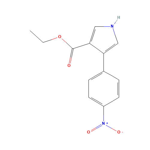 ethyl 4-(4-nitrophenyl)-1H-pyrrole-3-carboxylate (CAS: 871553-14-9) - Related Chemical Product