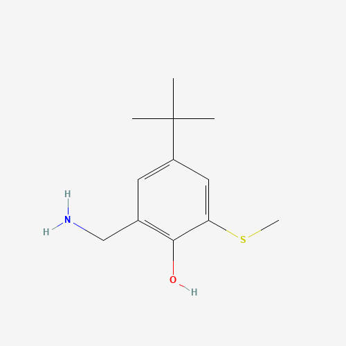 2-(aminomethyl)-4-tert-butyl-6-methylsulfanylphenol (CAS: 61626-88-8) - Related Chemical Product