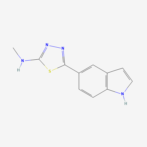 5-(1H-indol-5-yl)-N-methyl-1,3,4-thiadiazol-2-amine (CAS: 1401348-88-6) - Related Chemical Product