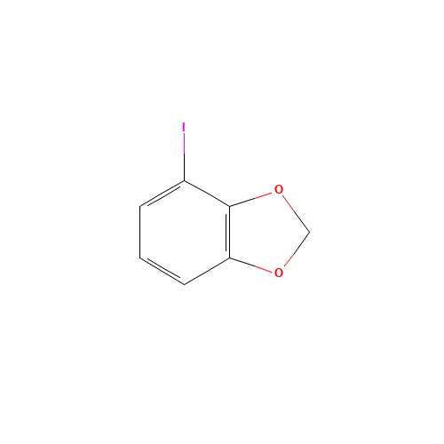 4-iodo-1,3-benzodioxole (CAS: 849517-65-3) - Chemical Structure and Molecular Formula 