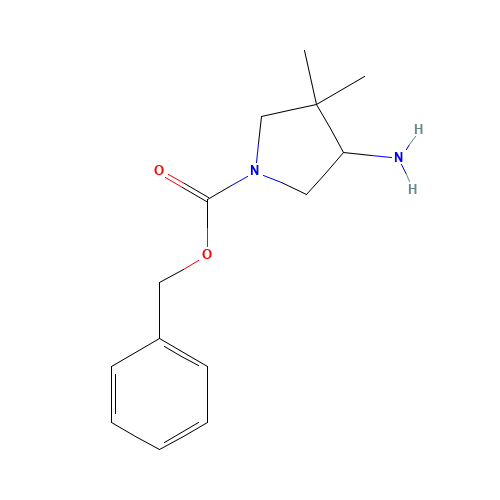 benzyl 4-amino-3,3-dimethylpyrrolidine-1-carboxylate (CAS: 1152110-92-3) - Related Chemical Product