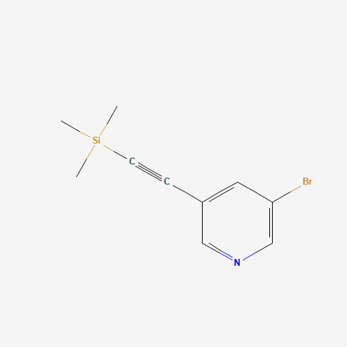 2-(5-bromopyridin-3-yl)ethynyl-trimethylsilane (CAS: 639011-64-6) - Related Chemical Product