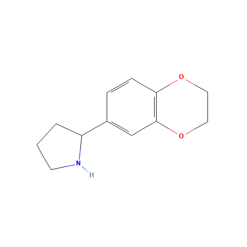 2-(2,3-dihydro-1,4-benzodioxin-6-yl)pyrrolidine (CAS: 524674-08-6) - Related Chemical Product