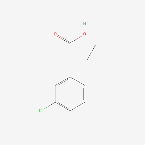 2-(3-chlorophenyl)-2-methylbutanoic acid (CAS: 1035261-75-6) - Related Chemical Product