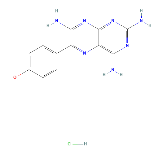 6-(4-methoxyphenyl)pteridine-2,4,7-triamine;hydrochloride (CAS: 192587-18-1) - Related Chemical Product
