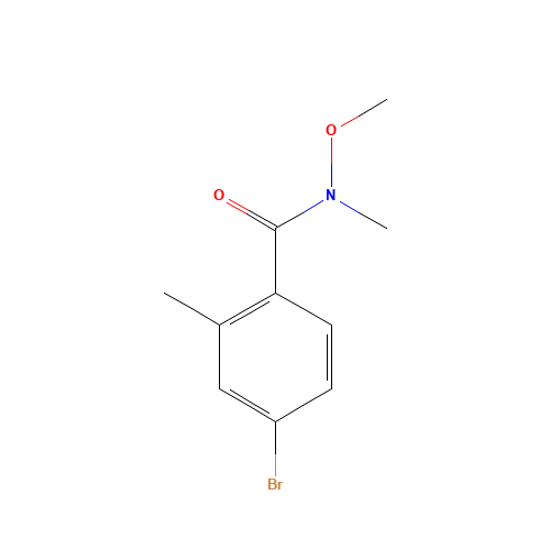 4-bromo-N-methoxy-N,2-dimethylbenzamide (CAS: 178313-45-6) - Related Chemical Product