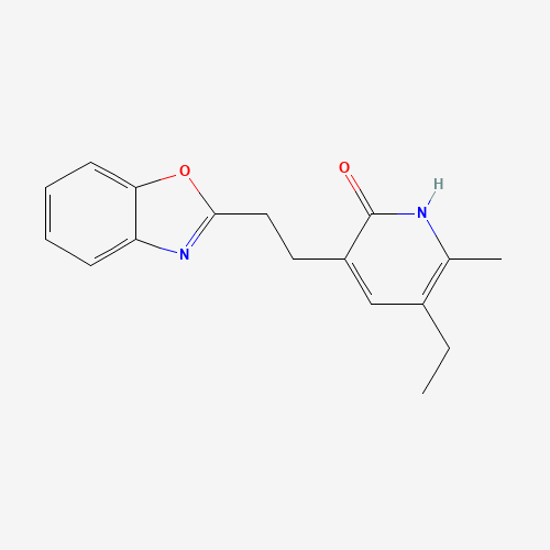 3-[2-(1,3-benzoxazol-2-yl)ethyl]-5-ethyl-6-methyl-1H-pyridin-2-one (CAS: 135525-71-2) - Related Chemical Product