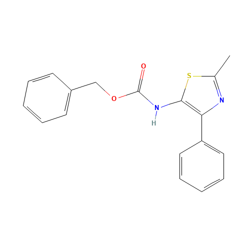 benzyl N-(2-methyl-4-phenyl-1,3-thiazol-5-yl)carbamate (CAS: 54167-92-9) - Related Chemical Product