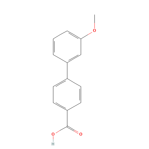 4-(3-methoxyphenyl)benzoic acid (CAS: 5783-36-8) - Chemical Structure and Molecular Formula 