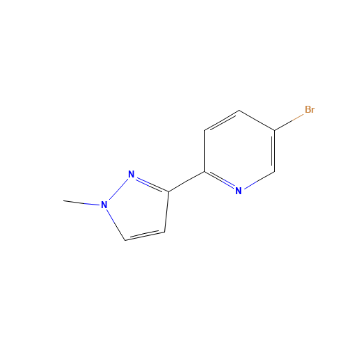 5-bromo-2-(1-methylpyrazol-3-yl)pyridine (CAS: 811464-20-7) - Related Chemical Product