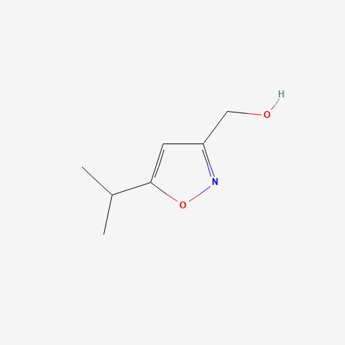 (5-propan-2-yl-1,2-oxazol-3-yl)methanol (CAS: 123770-63-8) - Chemical Structure and Molecular Formula 
