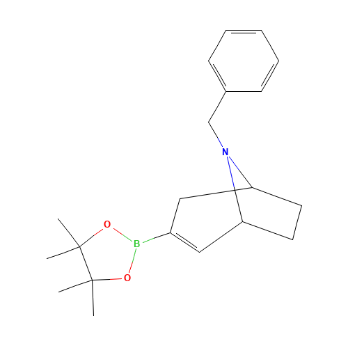 8-benzyl-3-(4,4,5,5-tetramethyl-1,3,2-dioxaborolan-2-yl)-8-azabicyclo[3.2.1]oct-3-ene (CAS: 1123661-15-3) - Related Chemical Product