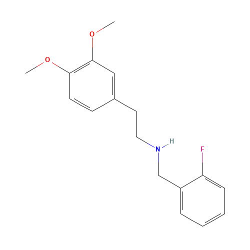 2-(3,4-dimethoxyphenyl)-N-[(2-fluorophenyl)methyl]ethanamine (CAS: 435345-24-7) - Related Chemical Product